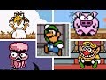 Super Mario Land 2 DX 6 Golden Coins All Boss Fights With Luigi Color Mod Hack
