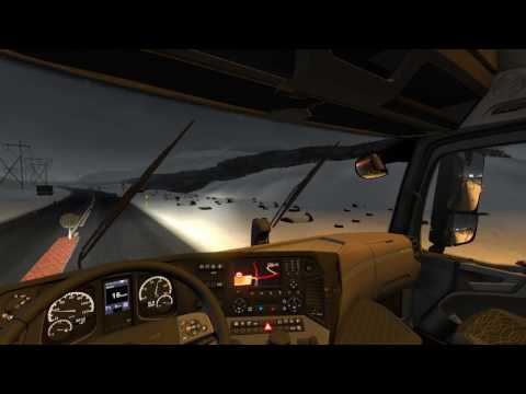 Euro Truck Simulator 2 | ProMods 2.12 | Mercedes-Benz Actros 1845 | Reyðarfjörður - Herning