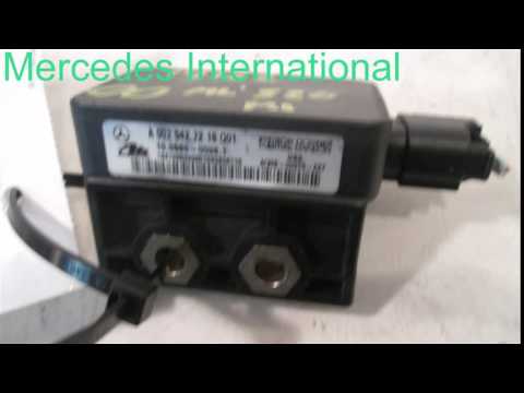 2000 Mercedes ML320 A0025427218  Turn Rate Sender Unit S - mbiparts.com Used OEM Mercedes Par... OEM