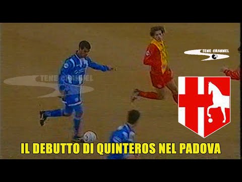 CASTEL DI SAGRO-PADOVA 1-1 SERIE B 1997-98  GARA DEL 01/02/98 IL DEBUTTO DI QUINTEROS CON IL PADOVA