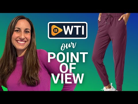 SANTINY Women's Joggers Pants Pockets Drawstring Running Sweatpants for Women Lounge Workout Jogging Medium Burgundy - WTI product video review