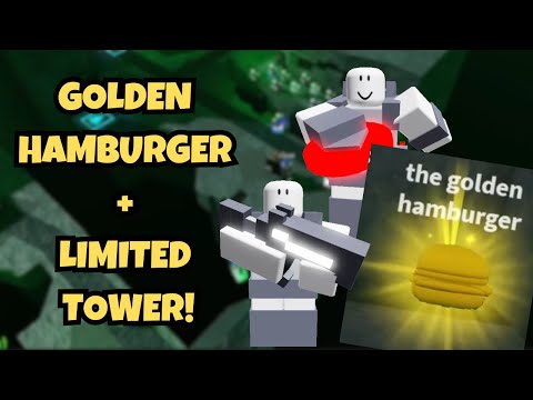 How to Get Golden Burger and Vanguard Tower In Critical Tower Defense | ROBLOX