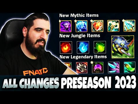 ALL LEAGUE OF LEGENDS PATCH 12.22 PRESEASON 2023 CHANGES (New Drake, Mythic, Jungle Items & More)