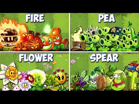 Random 10 Team Plants Battlez - Who Will Win? - PvZ 2 v10.6.1 Battlez Gameplay
