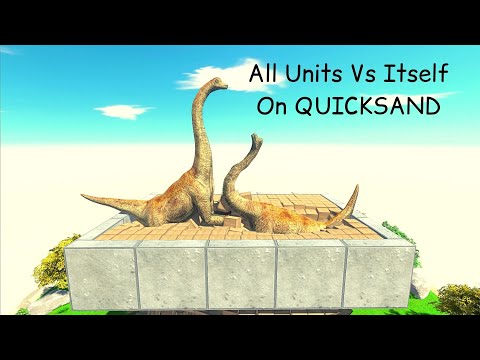 All Units Vs Itself On QUICKSAND ARBS |Animal Revolt Battle Simulator
