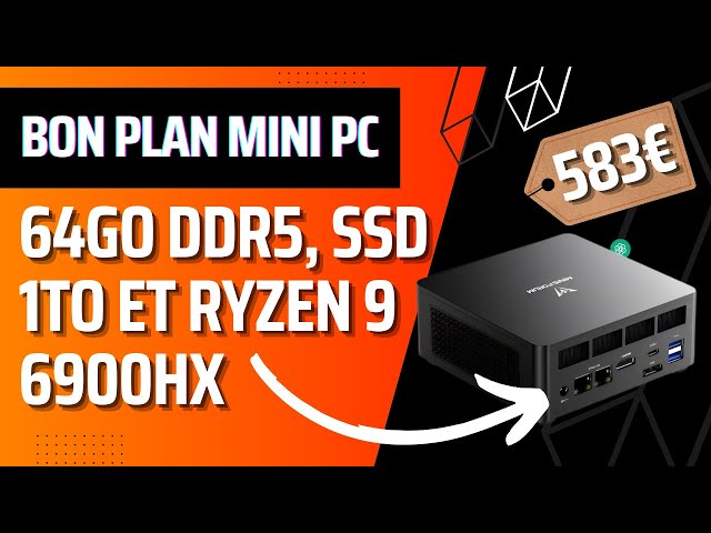 Vídeo relacionado con MINISFORUM Mini PC UM690L Slim, procesador AMD Ryzen 9 6900HX de 8 núcleos hasta 4,9 GHz, AMD Radeon 680M, 32 GB LPDDR5(On Board) / 1 TB SSD, HDMI/USB4/DP, WiFi 6E, BT5.2, USB 3.2 x 2