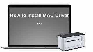 MUNBYN How to Install the Mac Driver? ITPP941 Thermal Label Printer