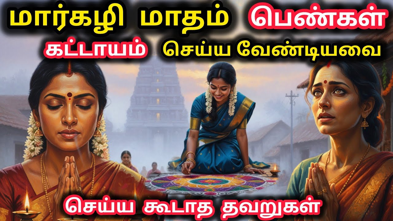 2025 மார்கழி மாதத்தில் செய்ய வேண்டிய 4 எளிய வழிபாட்டு ம?