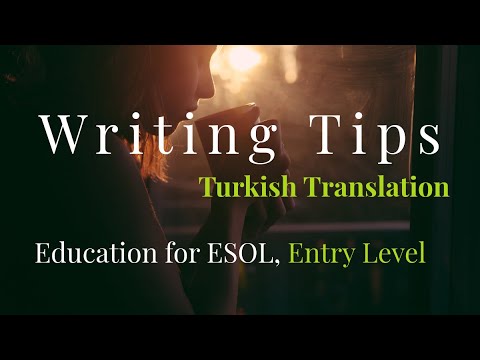 Writing Tips in (Turkish Translation)