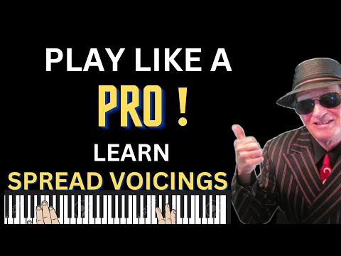 GET THE PRO SOUND : Converting Block Chords to Spread Voicings: Easy lesson playing ballads better.