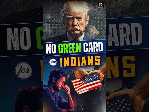 No Green Card for Indians | No US Citizenship for Indians #shorts #donaldtrump #india