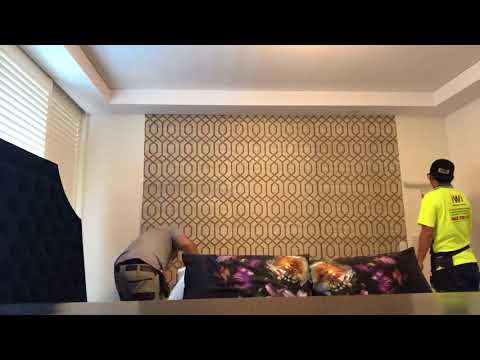 Grasscloth wallpaper installation