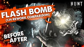 "BEFORE & AFTER" comparison of the *NEW* FLASH BOMB rework (HUNT: Showdown Update Showcase)