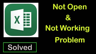 How to Fix Microsoft Excel App Not Working | Microsoft Excel Not Opening Problem in Android & ios