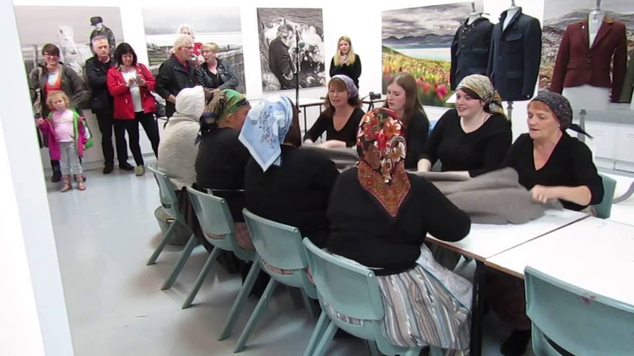 Waulking song from Laxdale Choir at An Lanntair 1/8/16