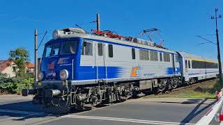 EP07-388 + IC 1624 KRASIŃSKI w Krotoszynie 20.09.25 4K + miły mechanik!