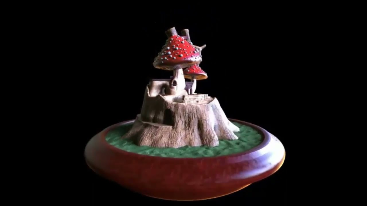 CASITA HONGO - MUSHROOM HOUSE 3D Model
