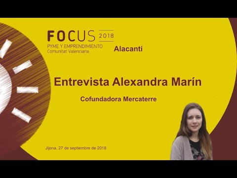 Alexandra Marn, de Mercaterre en Focus Pyme y Emprendimiento Alacant[;;;][;;;]