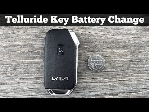 2020 - 2022 Kia Telluride Key Fob Battery Replacement - How To Change Replace Remote Batteries DIY