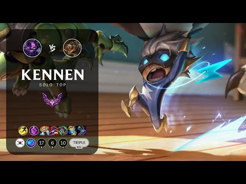 Kennen Top vs Renekton - KR Master Patch 13.11
