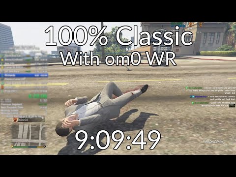 GTA 5 100% Classic With om0 Speedrun in 9:09:49 (World Record)