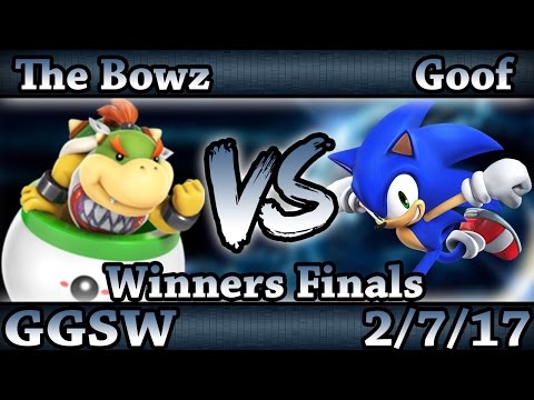 GGSW 19 - The Bowz (Bowser Jr) Vs. LCX|Goof (Sonic) Smash Wii U Winners Finals - Smash 4