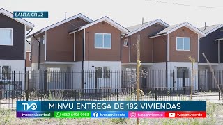 Minvu O’Higgins entrega 182 viviendas en Santa Cruz y consolida un nuevo hito del Plan de Emergencia Habitacional