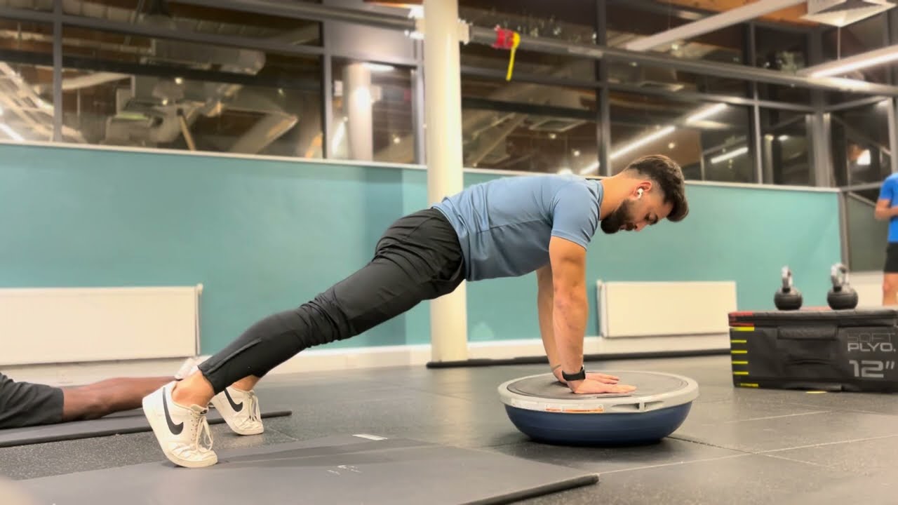 7 Best Bosu Ball Exercises For Building Strength And Tone Marie Claire UK