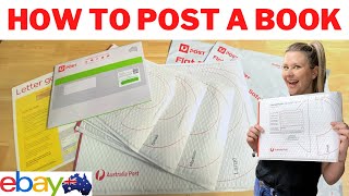 Selling Books on eBay - THIS IS HOW to send a book with Australia Post  📚