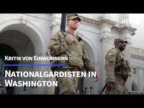 Nationalgardisten in Washington - "Sie haben keine Manieren" | AFP