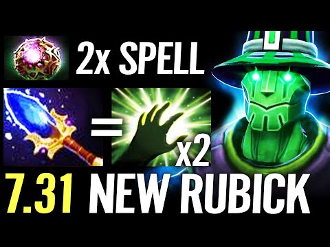 🔥 NEW RUBICK Aghanim's Scepter Steal 2 Spells — 17Kills BIG IMPACT Magic Hero 7.31 Dota 2 Pro