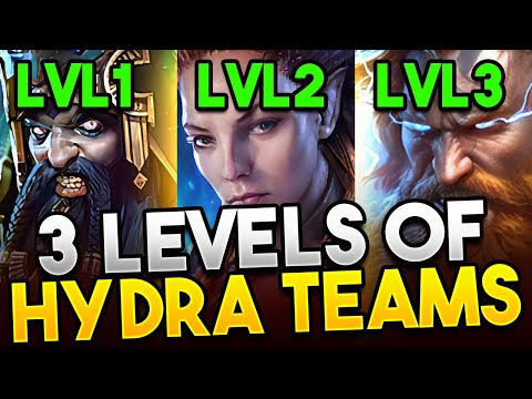 Building 3 LEVELS of HYDRA TEAM!! | Raid: Shadow Legends