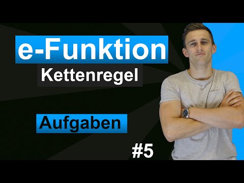 Deriving e-functions: Exercises for the chain rule - With solutions and explanations | #5