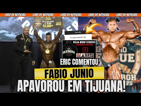 FABIO JUNIO APAVORA E LEVA TIJUANA PRO! ERIC NOVO ATLETA MAX? ELE COMENTOU!