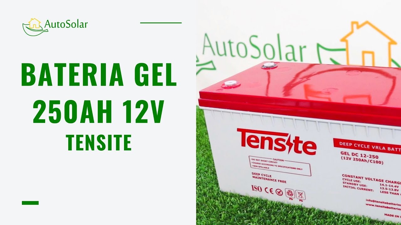 Batería Solar GEL 250Ah 12V Tensite