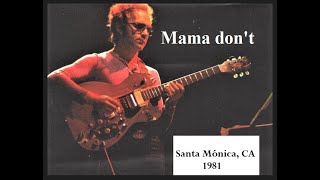 JJ Cale - Mama don&#39;t - Live at McCabes Guitar Shop, Santa Mónica, CA. 1981