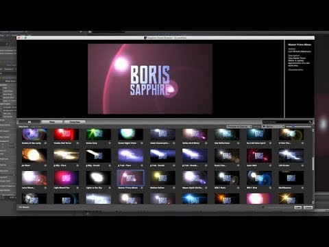 Lens Flare Effects with Sapphire