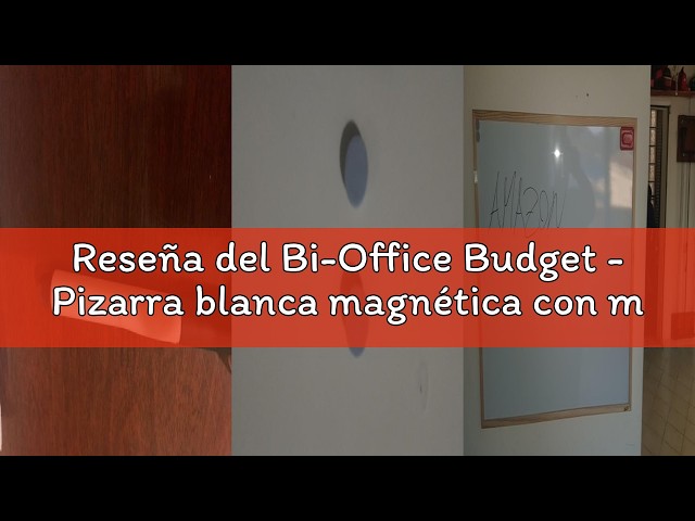 Vídeo relacionado con Bi-Office Budget - Tablero de corcho con marco de madera, 60 x 45 cm