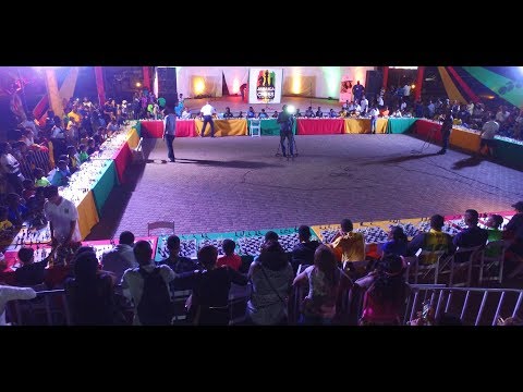 Simultaneous Chess Exhibition in Jamaica's Emancipation Park