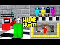 Minecraft Secret Bases On Among Us Map Hide Or Hunt