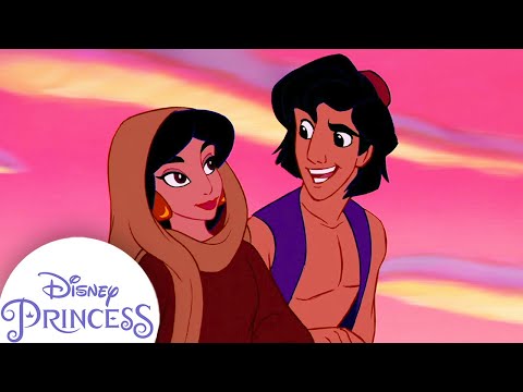 Princess Jasmine Visits Aladdin's Home | Disney Princess