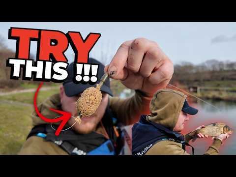 Use A Small Method Feeder In Winter To Catch MORE FISH !!