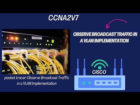 CISCO CCNA | 3.2.8 Packet Tracer – Investigate a VLAN | 3.1.4 Packet Tracer – Who Hears Broadcast
