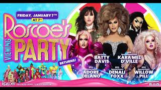 Adore, Denali & Willow: Roscoe's RPDR Season 14 Viewing Party with Batty Davis & Kara Mel D'Ville video