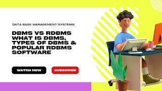 DBMS vs RDBMS Explained | What is DBMS, Types of DBMS & Popular RDBMS Software