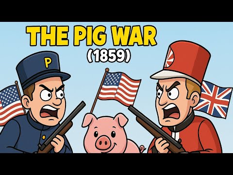The Pig War (1859) 🐖 | The Hilarious Border Dispute Between the US & Britain