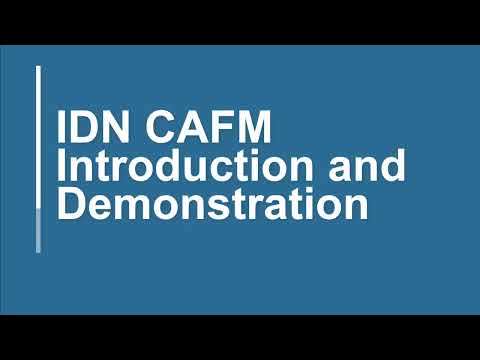 IDN CAFM Introduction and Demonstration