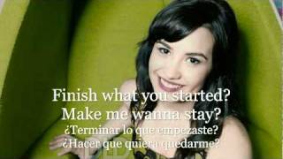 What to do - Demi Lovato Español Inglés
