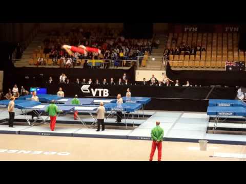 GANCHINHO Diogo,SANTOS Ricardo POR compulsory  Trampoline World Championships 2015