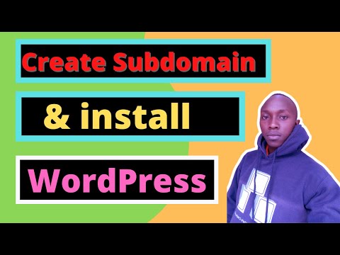 How to create Cpanel subdomain and install WordPress | WordPress multisite